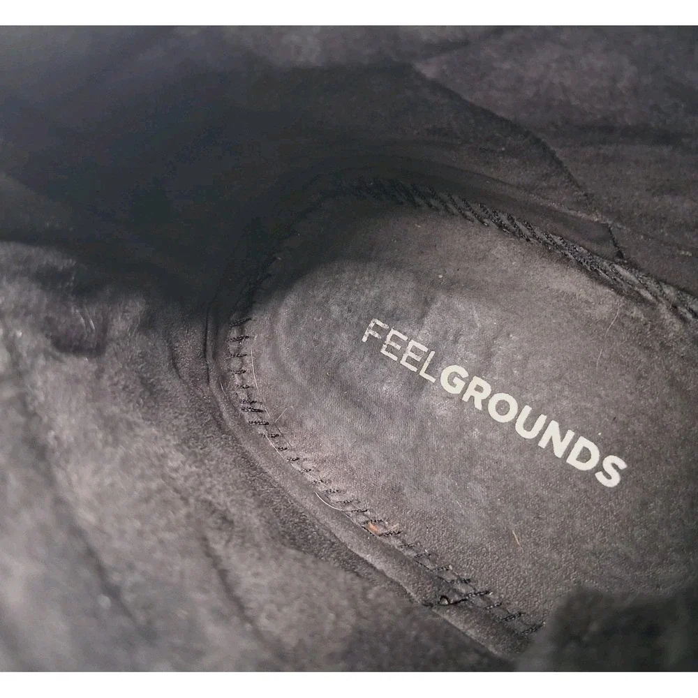FEELGROUNDS Shoes Mens Size 14 Black Synthetic High Top Barefoot Casual Sneakers